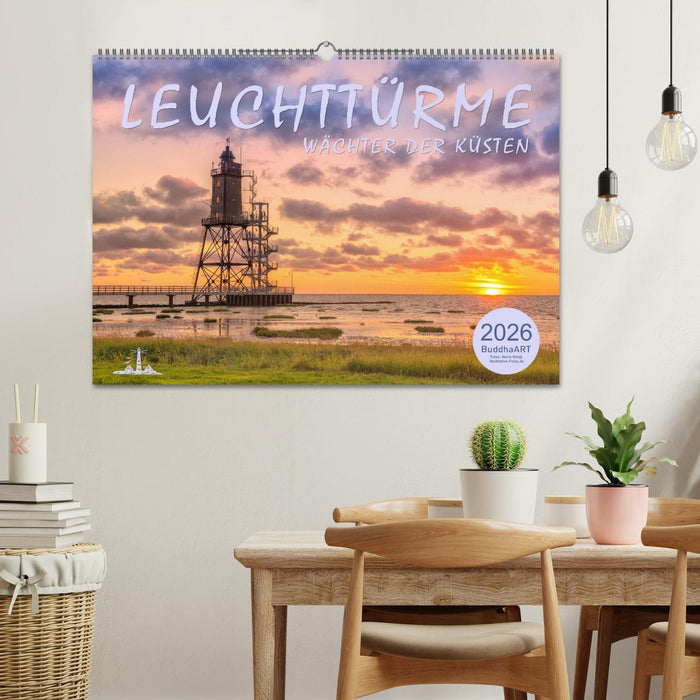 Leuchttürme - Wächter der Küsten (CALVENDO Wandkalender 2026)