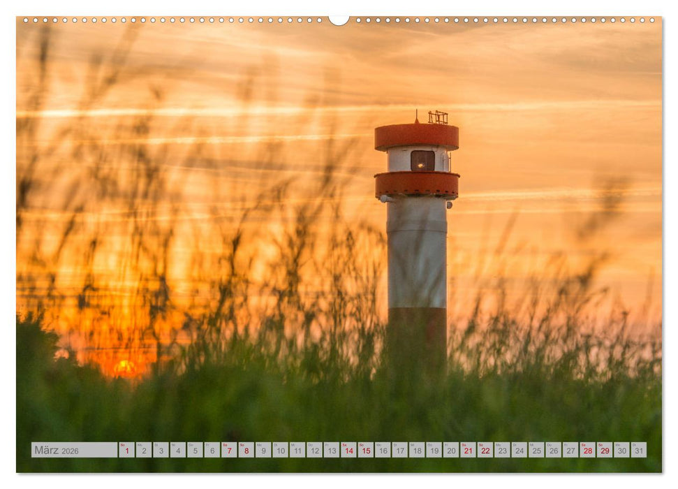 Leuchttürme - Wächter der Küsten (CALVENDO Wandkalender 2026)
