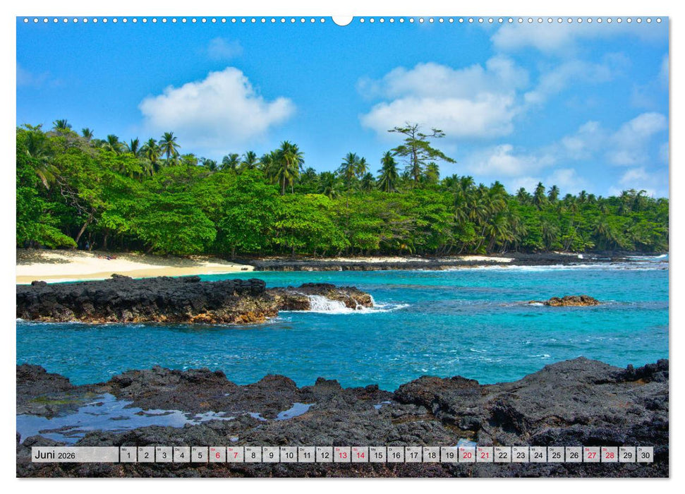 São Tomé - Inselparadies am Äquator (CALVENDO Wandkalender 2026)