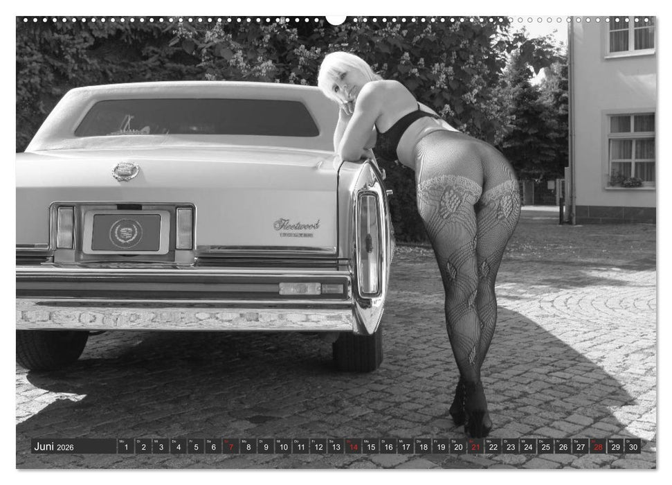 13 Models & US-Cars (CALVENDO Wandkalender 2026)