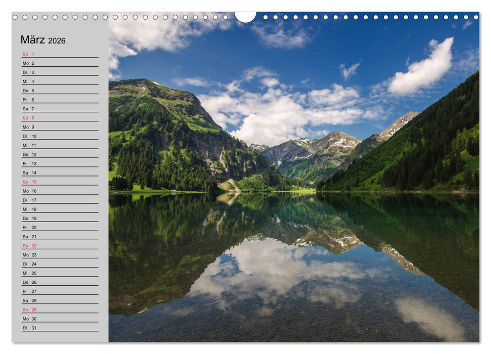 Tannheimer Tal (CALVENDO Wandkalender 2026)