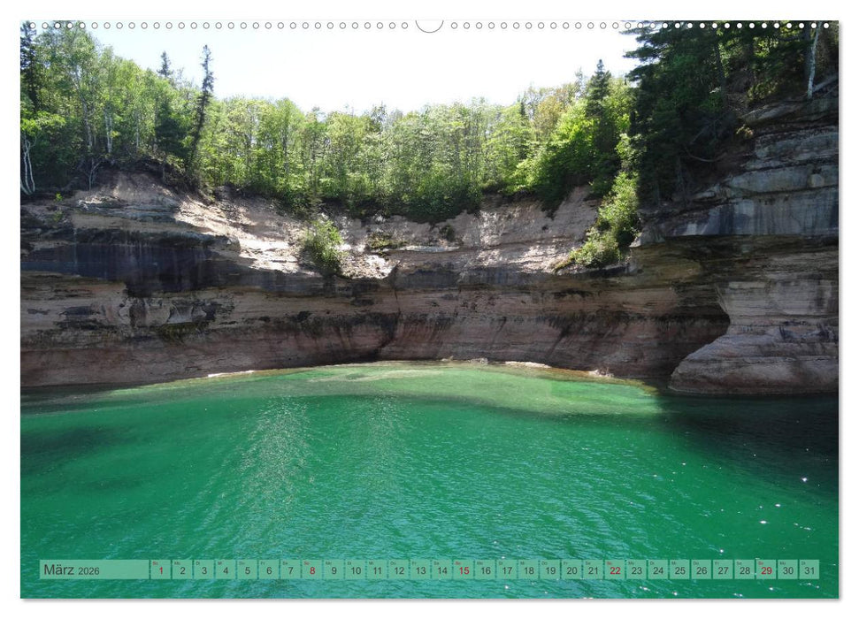 Lake Superior & Lake Michigan (CALVENDO Wandkalender 2026)