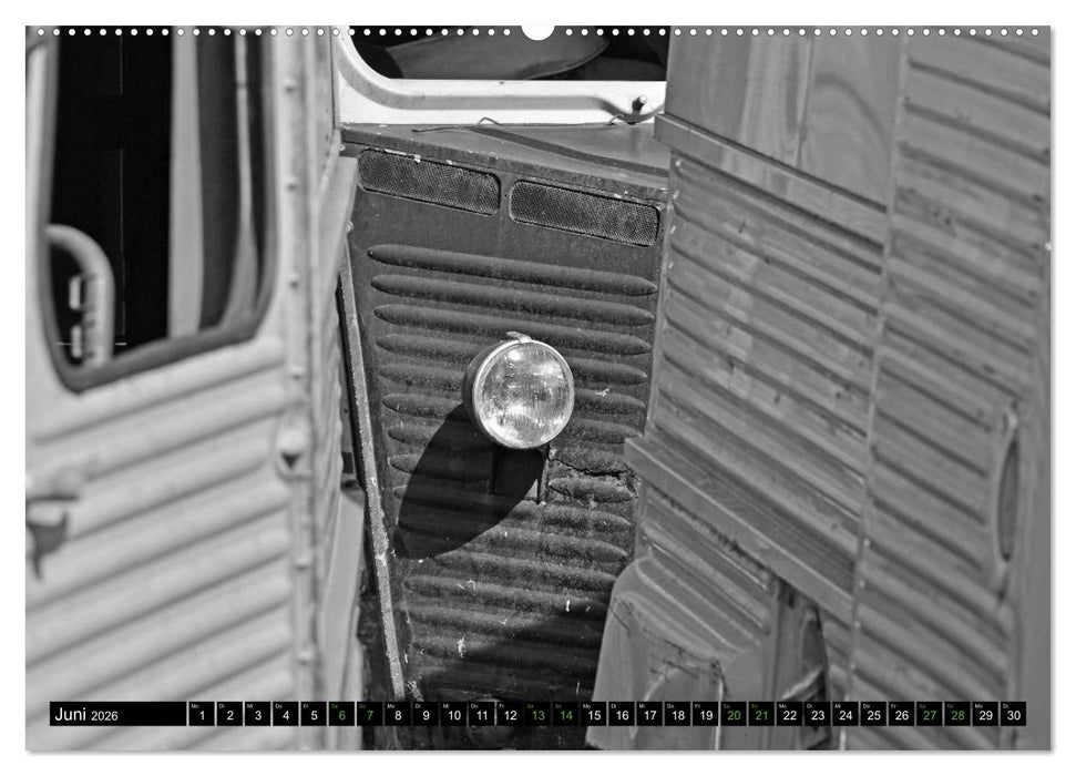 Citroën HY eine Legende in Schwarzweiß (CALVENDO Wandkalender 2026)