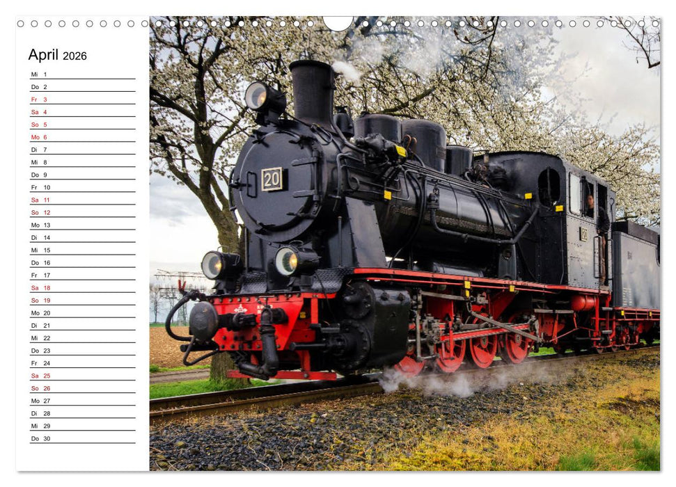 Die Mansfelder Bergwerksbahn (CALVENDO Wandkalender 2026)