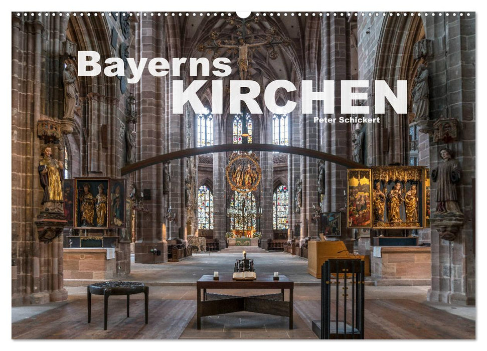 Bayerns Kirchen (CALVENDO Wandkalender 2026)