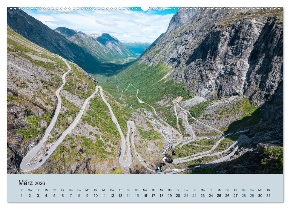 Naturgewalt Norwegen (CALVENDO Wandkalender 2026)