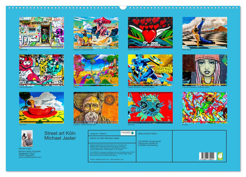 Street art Köln Michael Jaster (CALVENDO Wandkalender 2026)