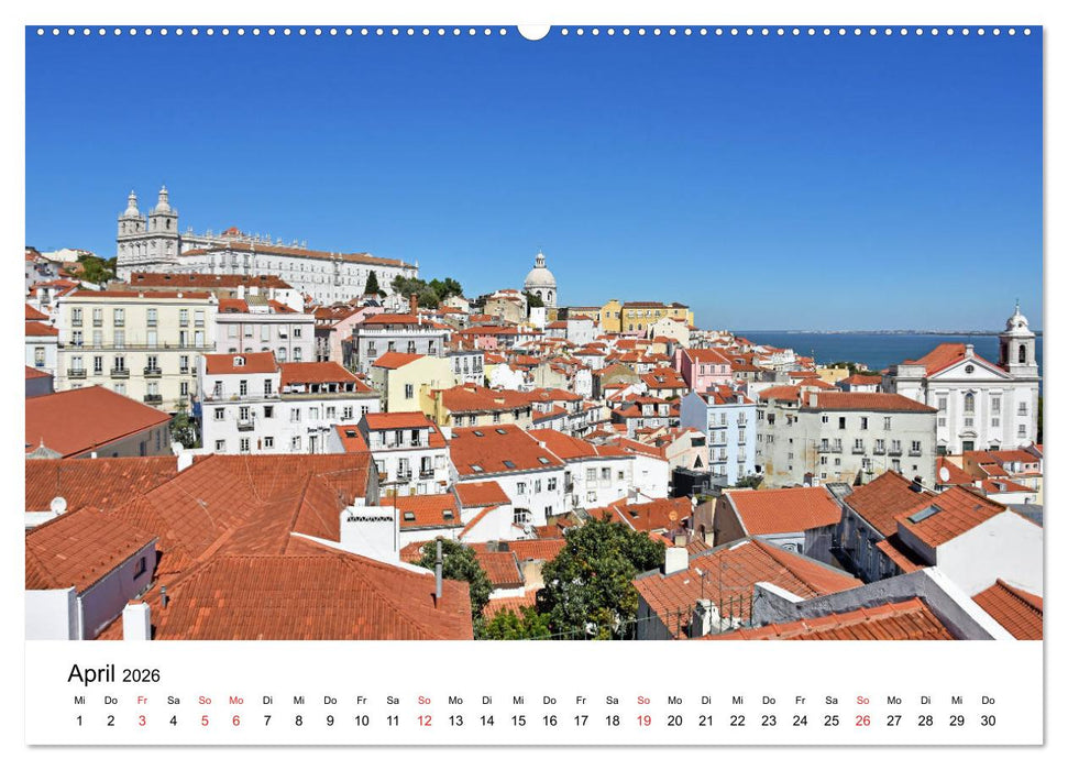 LISSABON und die Atlantikküste (CALVENDO Wandkalender 2026)