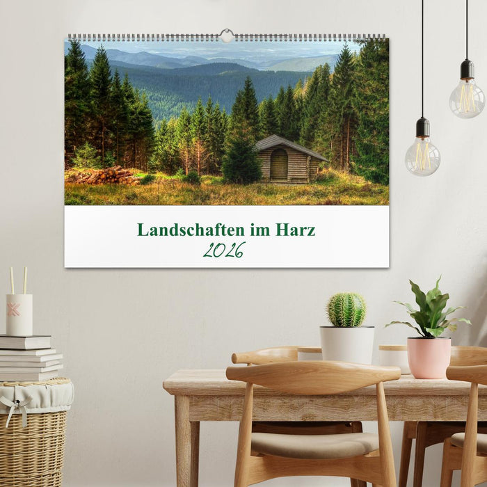 Landschaften im Harz (CALVENDO Wandkalender 2026)