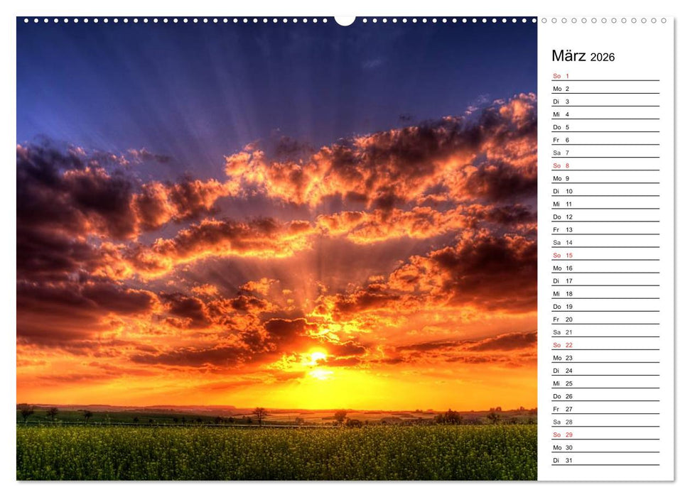 Landschaften im Harz (CALVENDO Wandkalender 2026)
