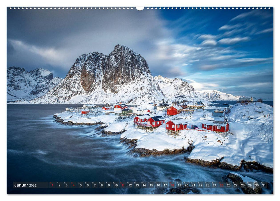 Die Farben Skandinaviens (CALVENDO Wandkalender 2026)