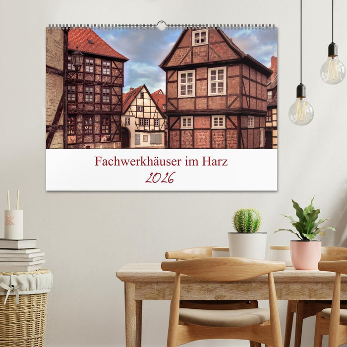 Fachwerkhäuser im Harz (CALVENDO Wandkalender 2026)