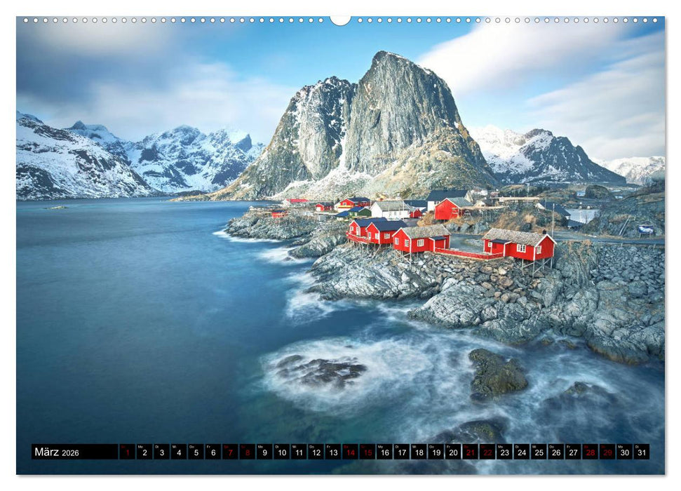Lofoten Inselzauber (CALVENDO Wandkalender 2026)