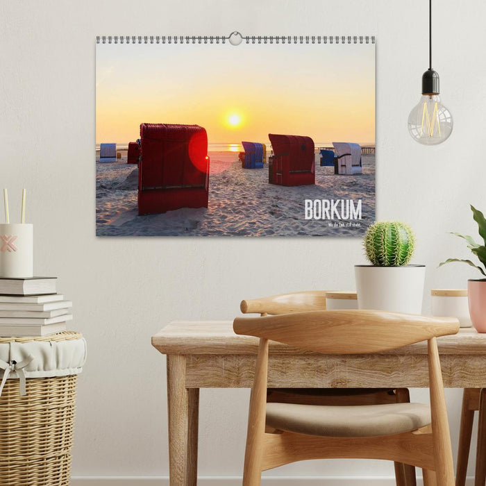 Borkum - Wo die Zeit still steht. (CALVENDO Wandkalender 2026)