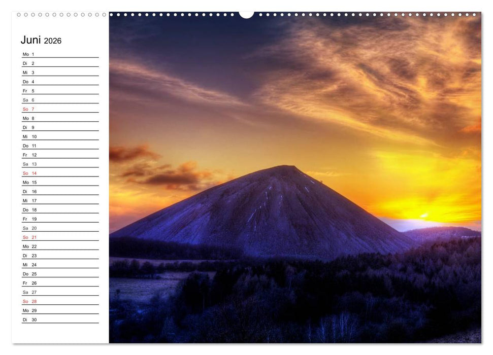 Schachtanlagen in Mansfeld Südharz (CALVENDO Wandkalender 2026)