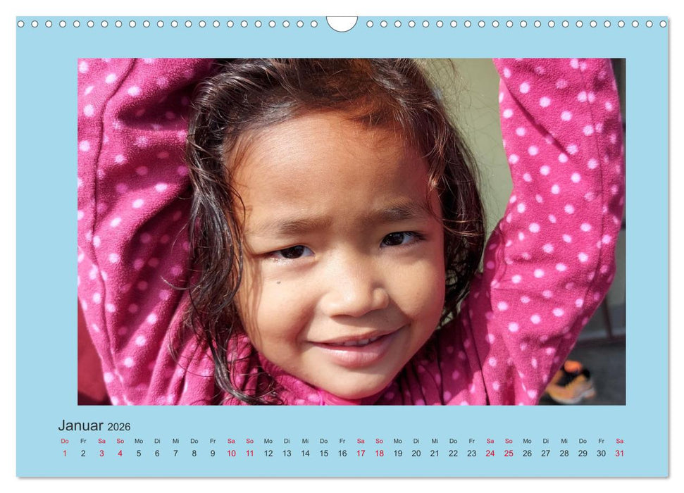 Kalender der Nepal Kinderhilfe e.V. (CALVENDO Wandkalender 2026)