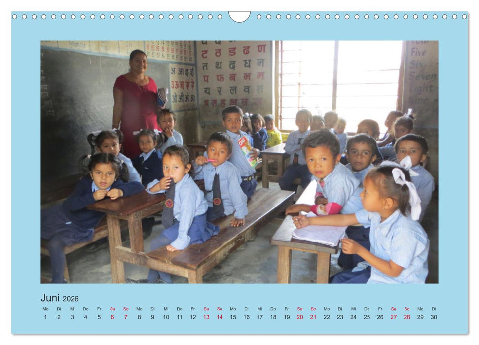 Kalender der Nepal Kinderhilfe e.V. (CALVENDO Wandkalender 2026)