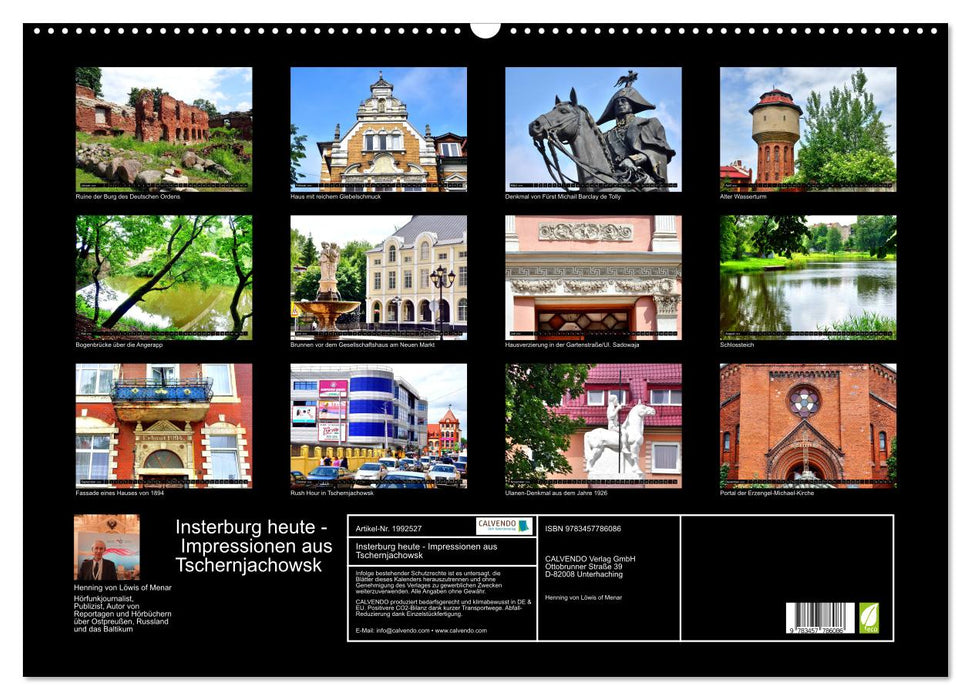 Insterburg heute - Impressionen aus Tschernjachowsk (CALVENDO Wandkalender 2026)