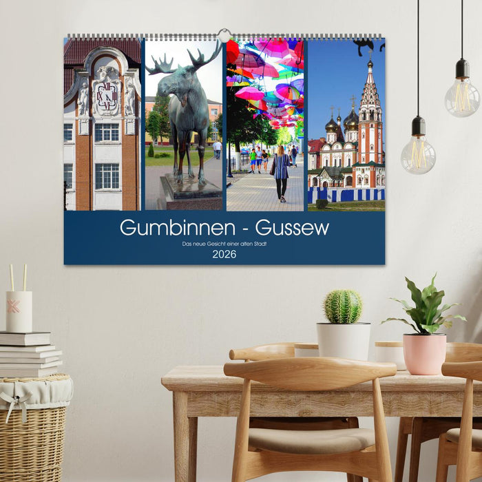 Gumbinnen - Gussew. Das neue Gesicht einer alten Stadt (CALVENDO Wandkalender 2026)
