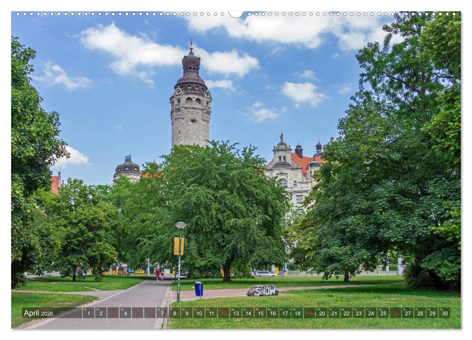 Ein Sommertag in Leipzig (CALVENDO Wandkalender 2026)