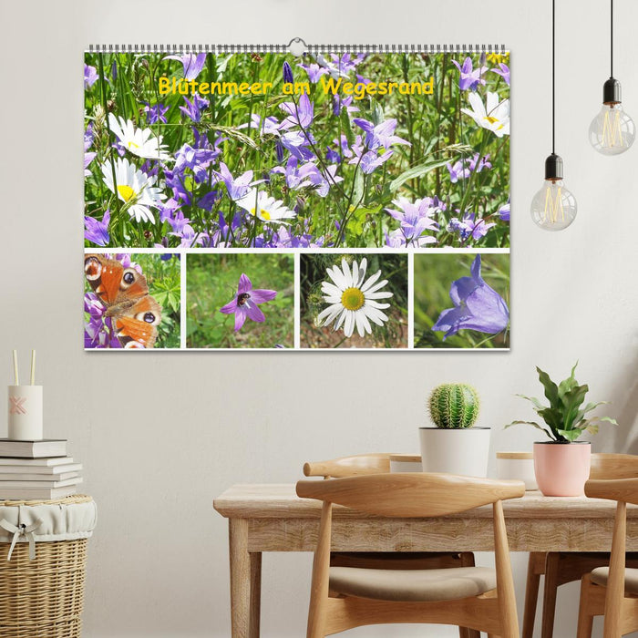 Blütenmeer am Wegesrand (CALVENDO Wandkalender 2026)