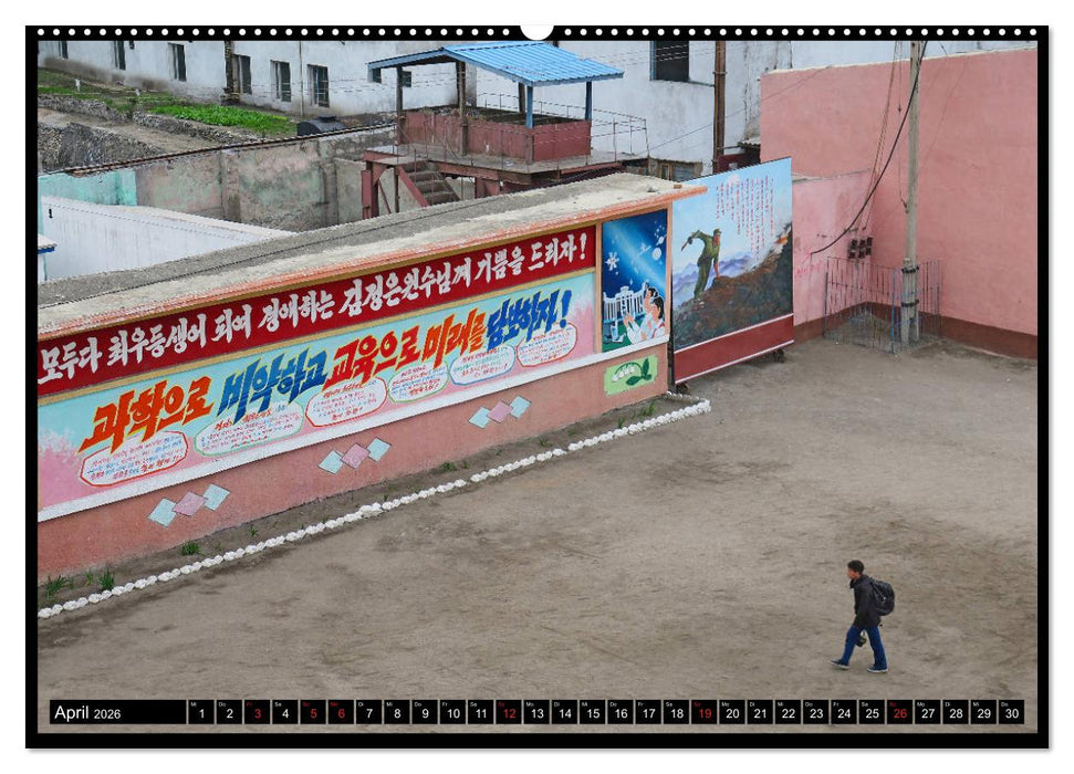 Nordkorea - Die große Leere (CALVENDO Wandkalender 2026)