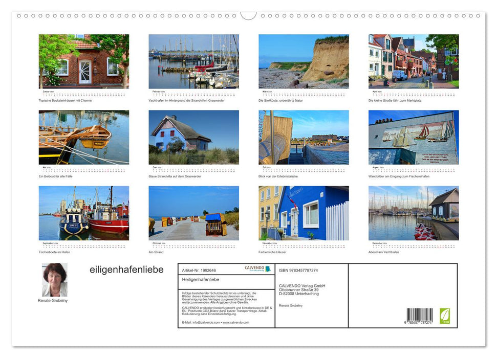 Heiligenhafenliebe (CALVENDO Wandkalender 2026)