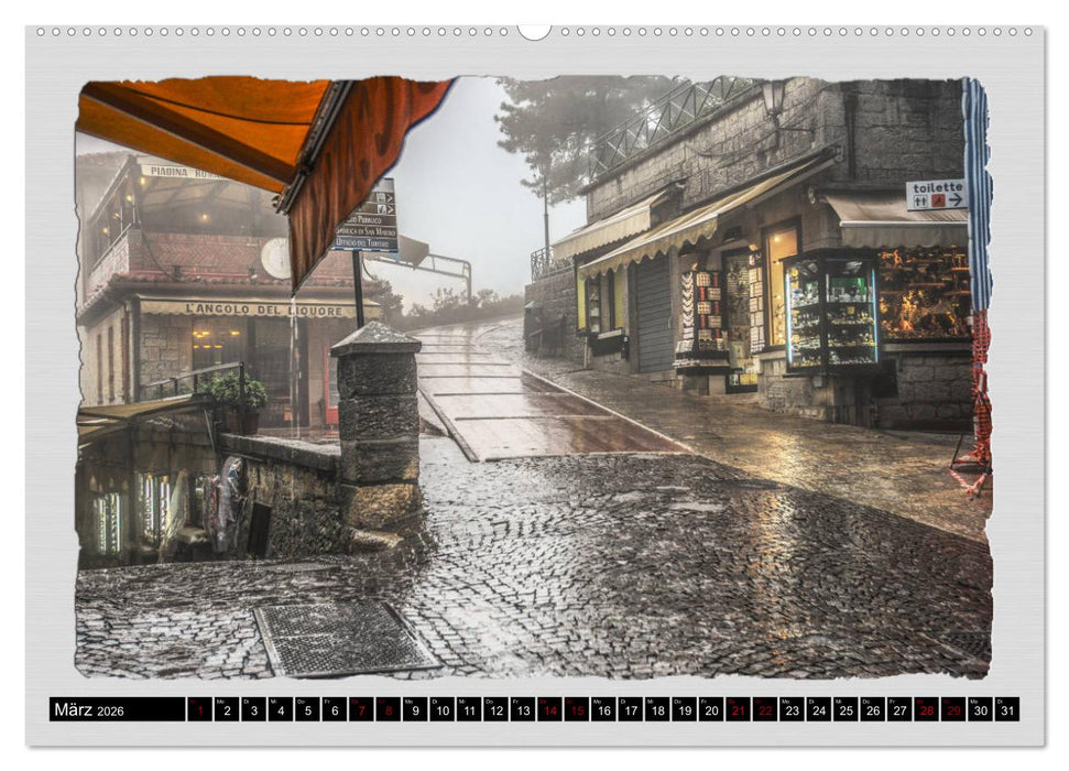 Impressionen - von und rund um San Marino (CALVENDO Wandkalender 2026)