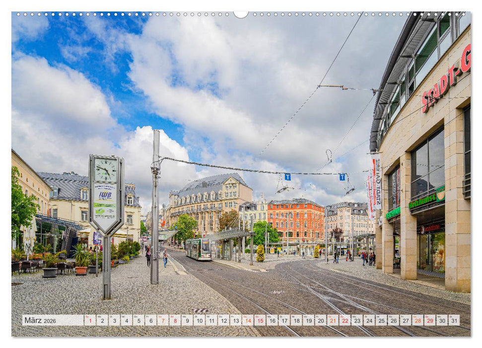 Plauen Impressionen (CALVENDO Wandkalender 2026)