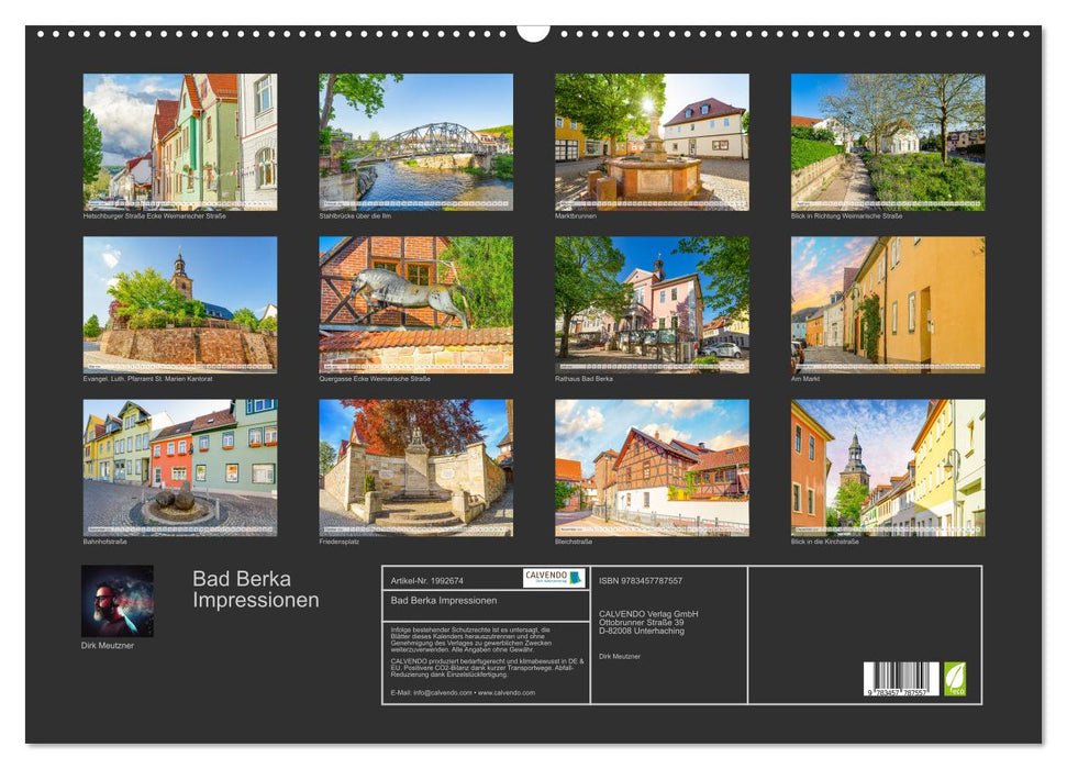 Bad Berka Impressionen (CALVENDO Wandkalender 2026)