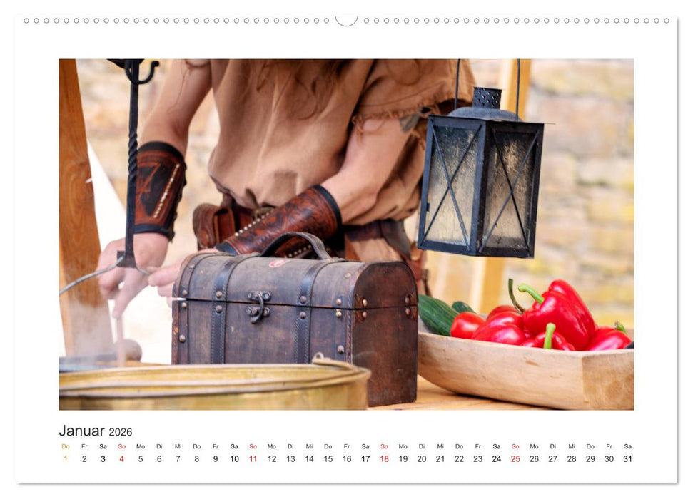 Mittelalter - Zeit unserer Ahnen (CALVENDO Wandkalender 2026)