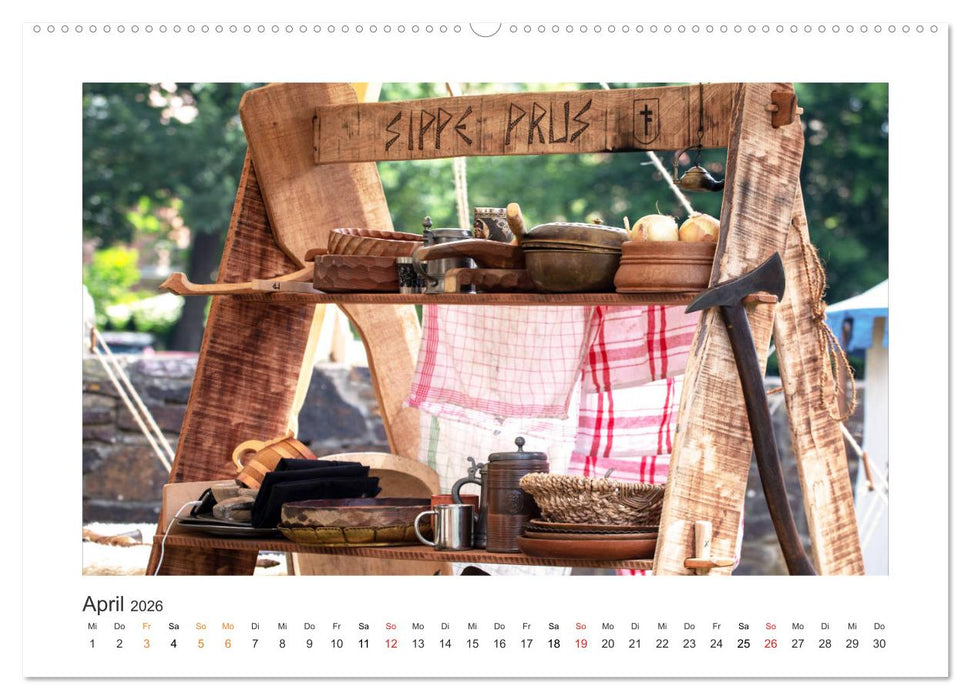 Mittelalter - Zeit unserer Ahnen (CALVENDO Wandkalender 2026)