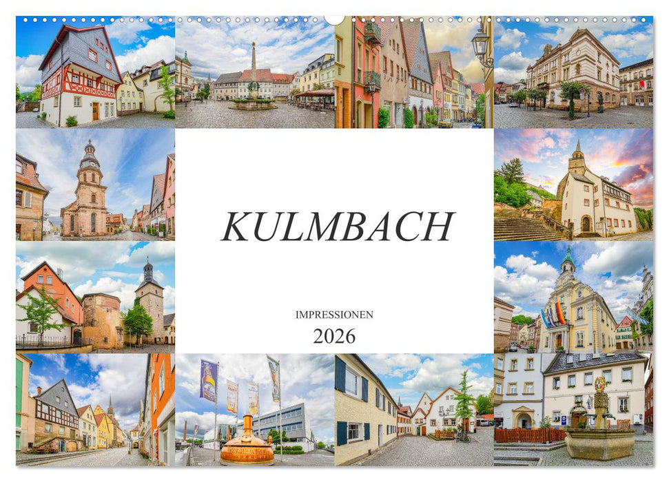 Kulmbach Impressionen (CALVENDO Wandkalender 2026)