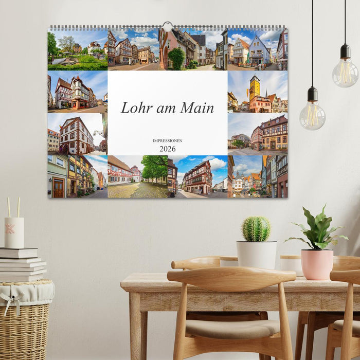 Lohr am Main Impressionen (CALVENDO Wandkalender 2026)