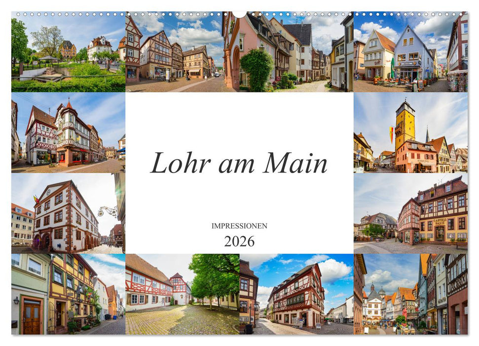 Lohr am Main Impressionen (CALVENDO Wandkalender 2026)