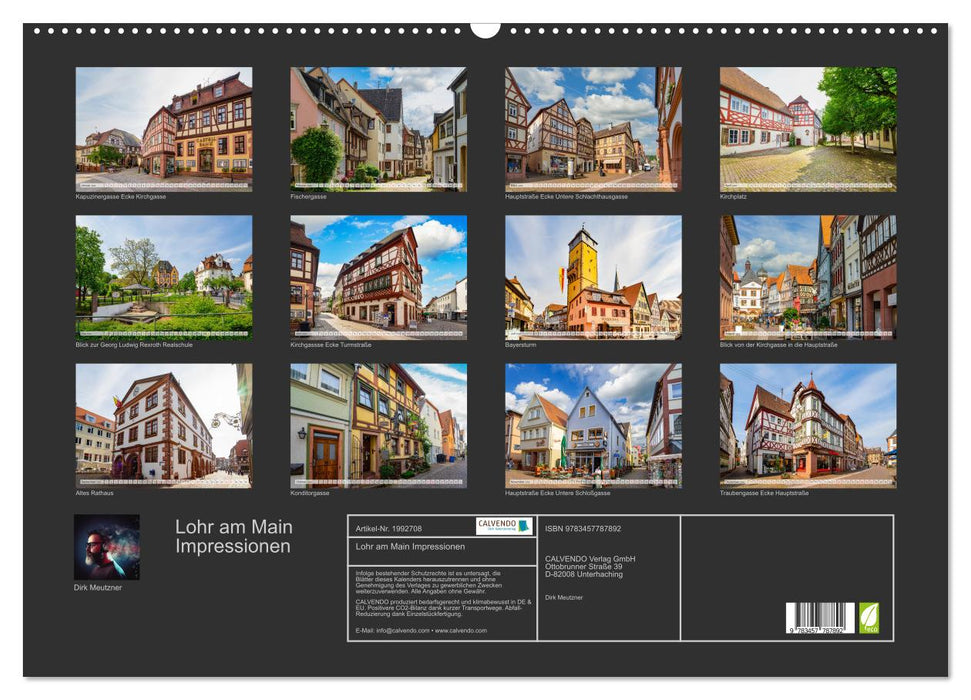 Lohr am Main Impressionen (CALVENDO Wandkalender 2026)