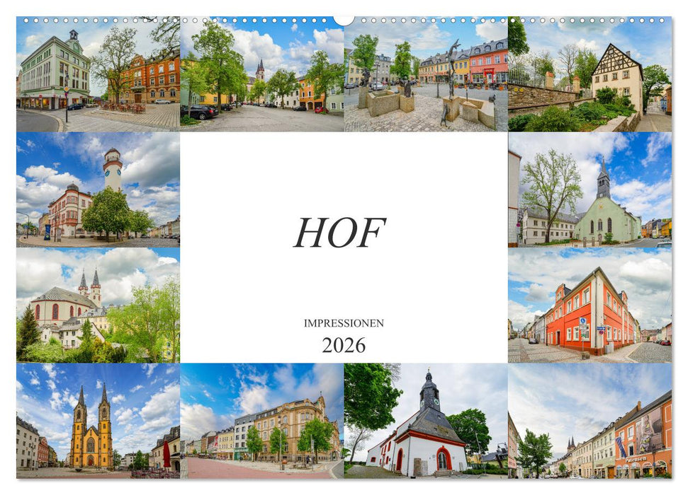 Hof Impressionen (CALVENDO Wandkalender 2026)