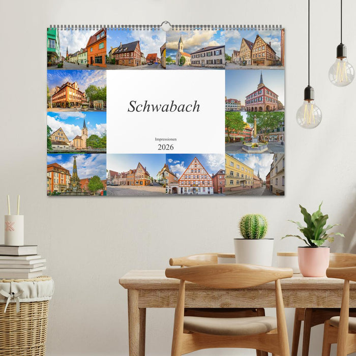 Schwabach Impressionen (CALVENDO Wandkalender 2026)