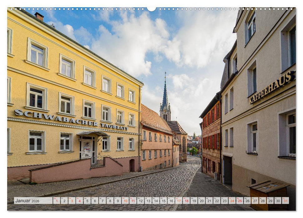Schwabach Impressionen (CALVENDO Wandkalender 2026)