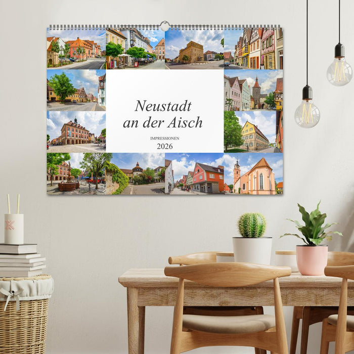 Neustadt an der Aisch Impressionen (CALVENDO Wandkalender 2026)