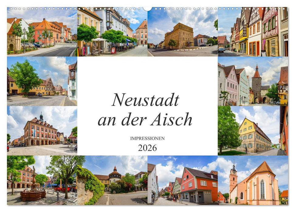 Neustadt an der Aisch Impressionen (CALVENDO Wandkalender 2026)