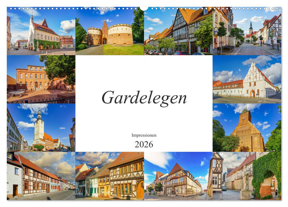 Gardelegen Impressionen (CALVENDO Wandkalender 2026)