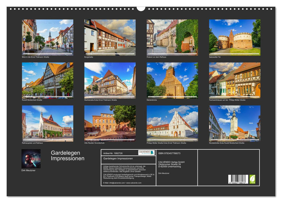 Gardelegen Impressionen (CALVENDO Wandkalender 2026)