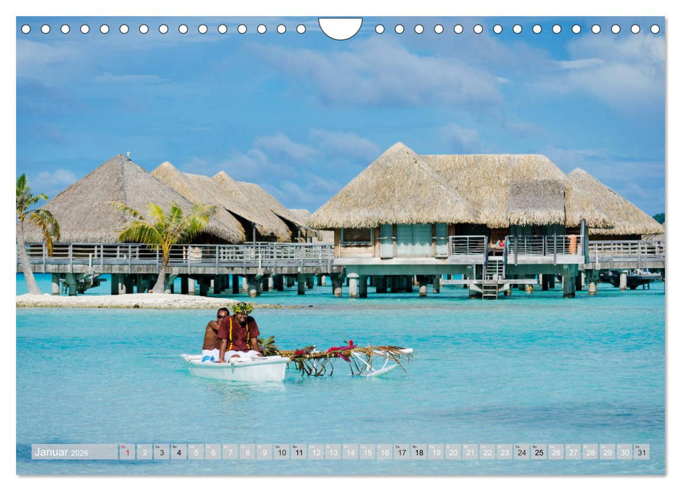 Bora Bora - Strände und Landschaften (CALVENDO Wandkalender 2026)
