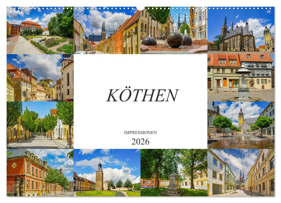 Köthen Impressionen (CALVENDO Wandkalender 2026)