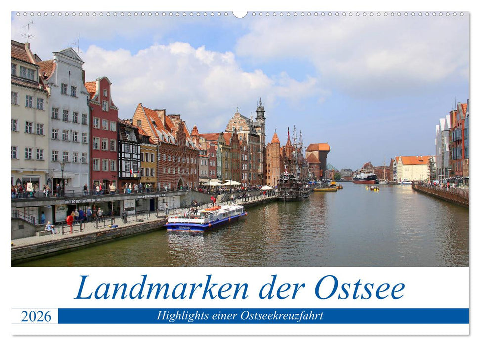 Landmarken der Ostsee (CALVENDO Wandkalender 2026)