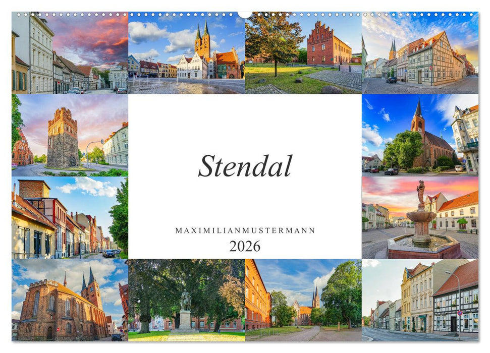 Stendal Impressionen (CALVENDO Wandkalender 2026)