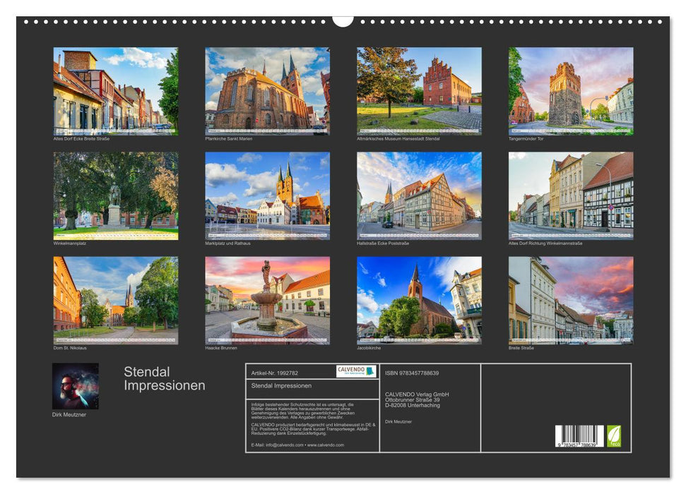 Stendal Impressionen (CALVENDO Wandkalender 2026)