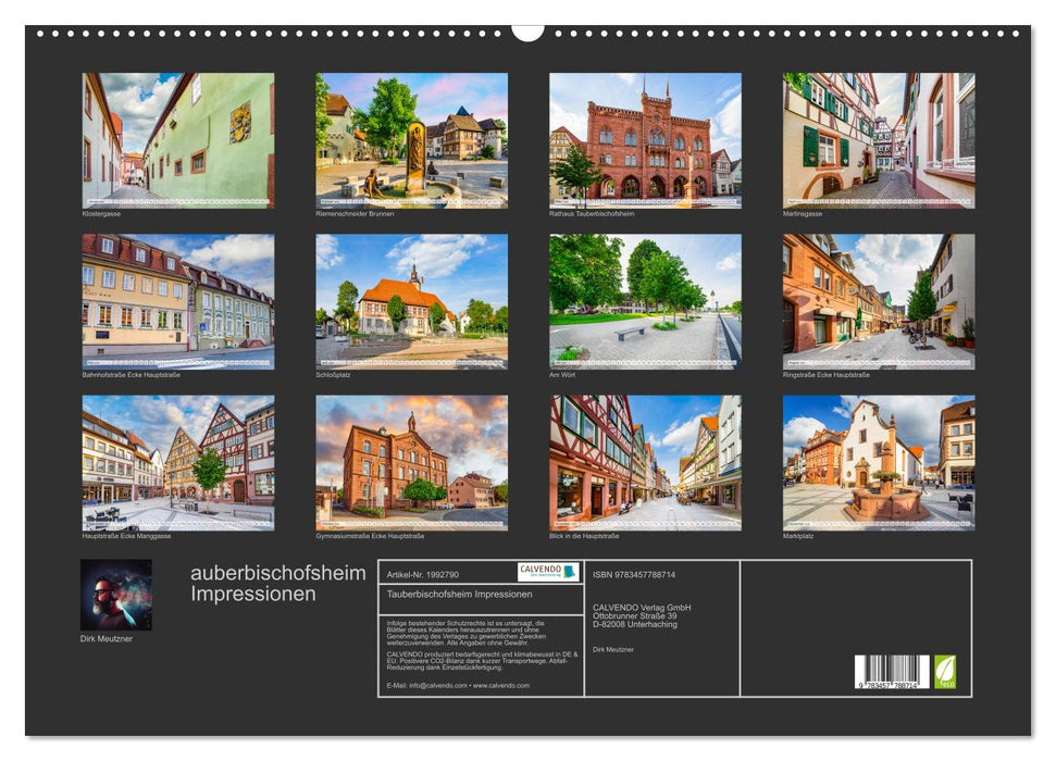 Tauberbischofsheim Impressionen (CALVENDO Wandkalender 2026)