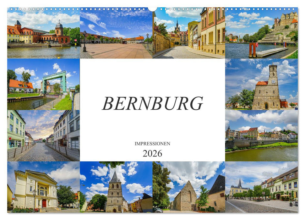 Bernburg Impressionen (CALVENDO Wandkalender 2026)